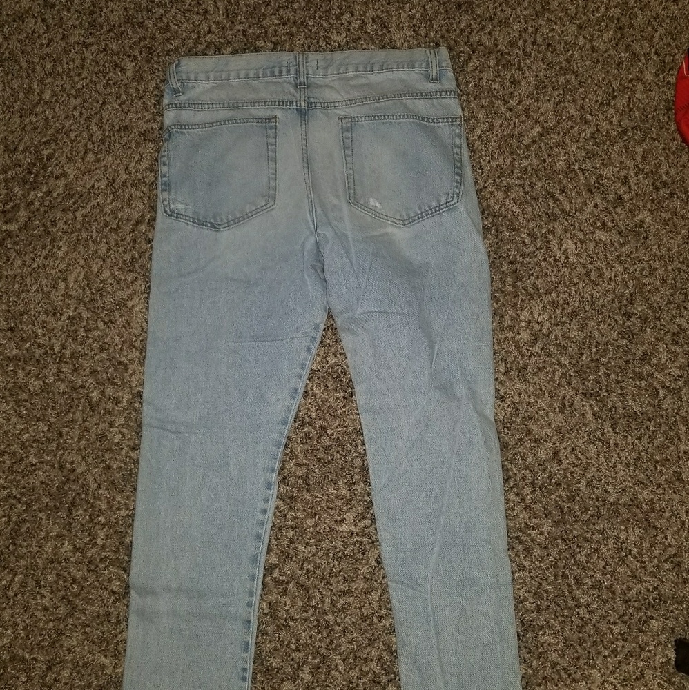 Enslaved Light Washed Ripped Jeans - Picture 3 of 3